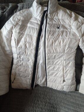 Womans white Spyder spring jacket